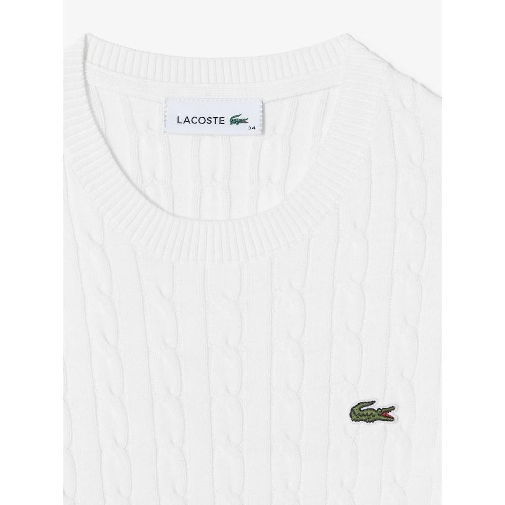 Lacoste Женский S-образный вырез с коротким рукавом и круглым вырезом Af480e 54n 001 q2nAf480e 54n001