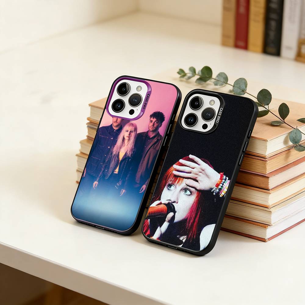 Чехол для телефона с изображением группы P-Paramore для iPhone 17,16,15,14,13,12,11 Plus,Pro Max,XS,Цветной Серебряный Позолоченный Внутренний Чехол