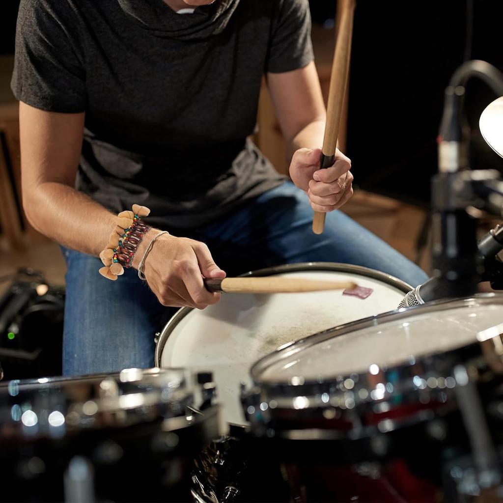 Milisten Тамбора Доминиканская 2 шт. Браслет из африканской скорлупы, музыкальный инструмент, ручной колокольчик, браслет с африканским орехом, браслет, музыкальный инструмент, барабан