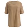Shop   Women Basic PockeT V Neck oVersized ShorT sleeVe T shirT Dai Wsh 1417