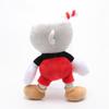 25Cm Adventure Game Cuphead Plush Toy Mugman The Devil Legendary Chalice Plush Dolls Toys For Children Gifts