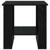 Coffee Table Black Oak Effect 51 x 50 x 50 cm Engineered Wood