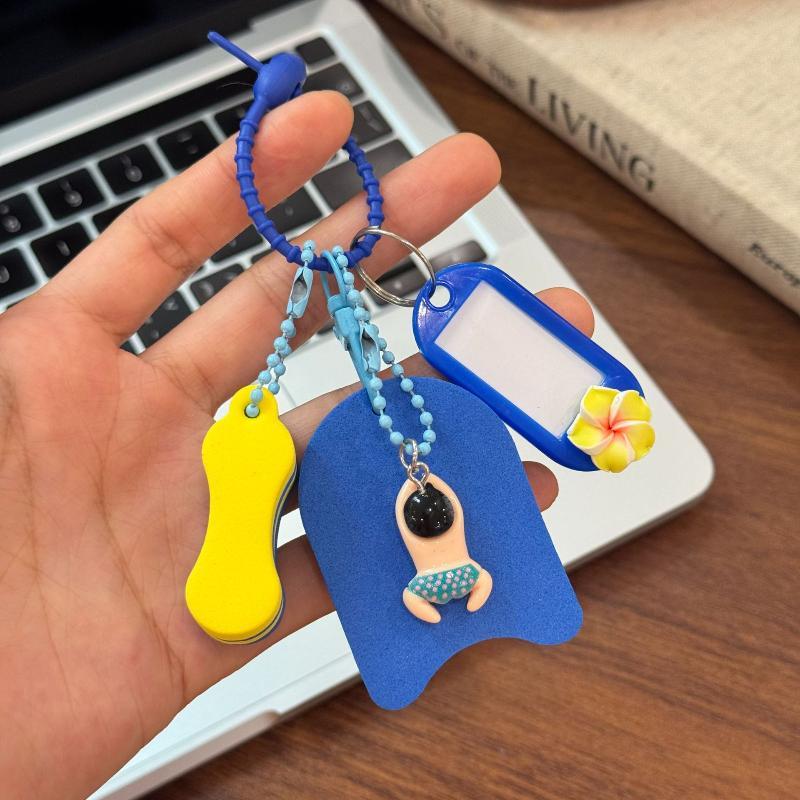Floating Keychain Anti-Lost Buoyant Key Ring for Fishing Boating Kayaking Swimming Sailing Outdoor Enthusiasts