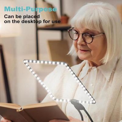 Перезаряжаемая лупа с функцией громкой связи и подсветкой, гибкая конструкция на гибкой стойке, большая зона обзора, лупа для чтения для пожилых людей