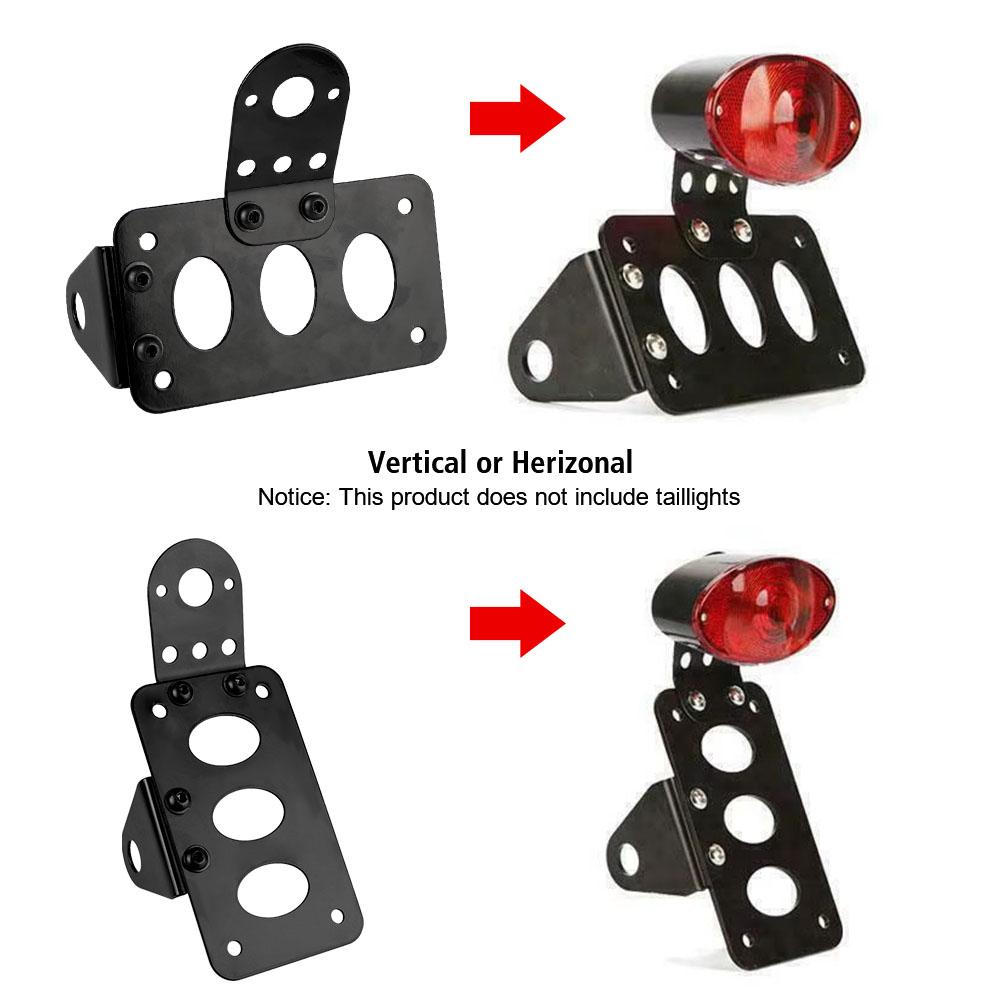 Кронштейн заднего номерного знака, боковые задние фонари, кронштейн указателя поворота мотоцикла для Harley 883, универсальный металлический черный
