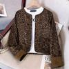 Women's Spring and Autumn Leopard Coat Ladies Personalized Casual Short Jacket