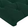 Tête de lit - Maison Exclusive - Velours vert foncé - 180 x 7 x 118/128 cm - Hauteur réglable