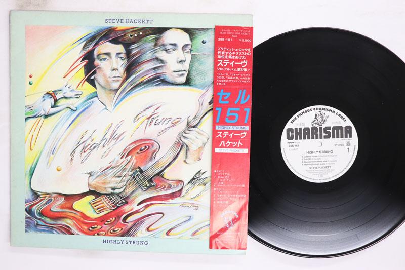 Виниловая пластинка STEVE HACKETT Highly Strung 25S161PROMO CHARISMA 1983 Япония Obi Рок Б/у