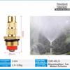 Adjustable Brass Nozzle High Pressure Jet Nozzle Heavy Duty Adjustable Nozzle  For Watering Gardens