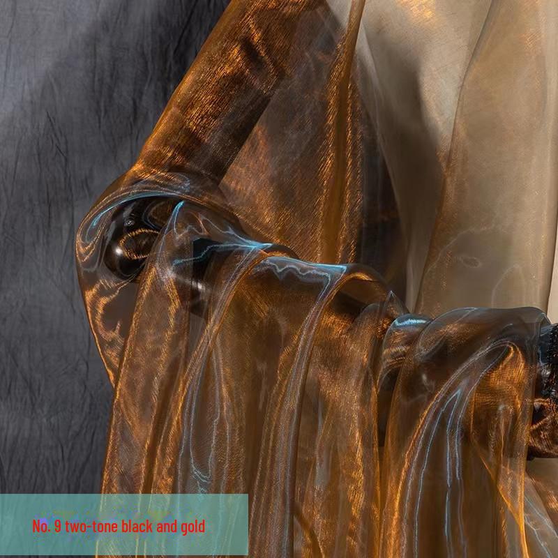 Двухцветная зашифрованная фантазийная органза: Сценические костюмы, свадебный декор и ткани ручной работы для детского сада