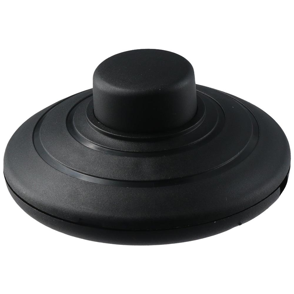 2pcs Round Footswitch Black Foot Pedal Push Switch High Quality Christmas Decoration