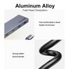 USB C Docking Station 4 Ports Type C Adapter Aluminum Alloy Enclosure 10Gbps Transfer USB Hub with USB-C Ports Fast PD Charge
