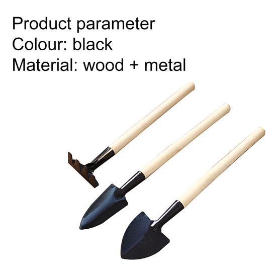 3шт/набор мини-лопата, лопата, борона, деревянная ручка, рыхление почвы, инструменты, горшечные растения