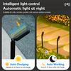 1/4 Packs Solar Garden Lights Outdoor Solar Pathway Lights Waterproof Garden Landscape Spot Lighting For Path Lighting Decor