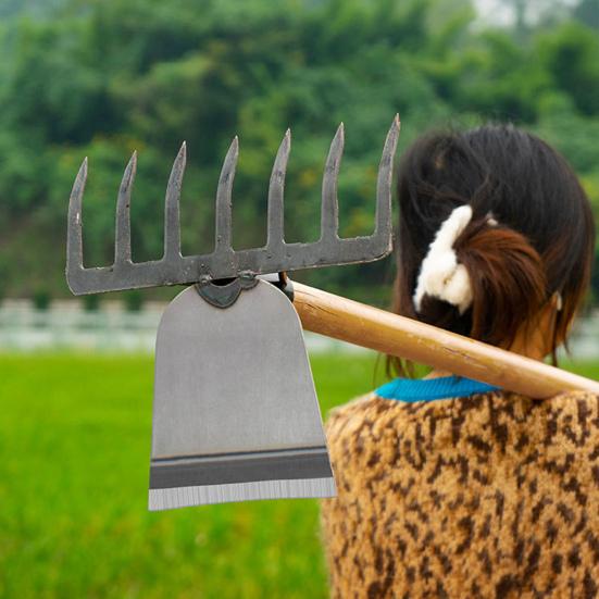 Yousheng 2-в-1 грабли для прополки садовая мотыга и грабли мотыга для прополки садовая мотыга для рыхления почвы ландшафтный дизайн