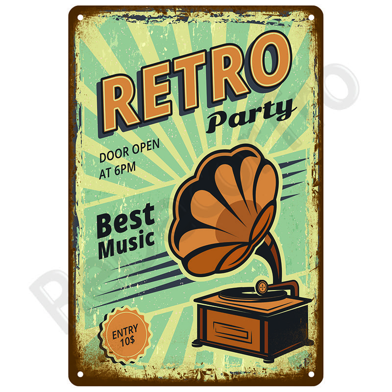 Metal Sign Room Vintage Metal Plate Home Decoration Luxury Wall Decor Items Art Mural Bar Retro Plates Tin Sign Poster Man Cave