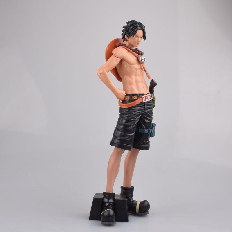 28 см Аниме Статуэтка One piece ROS Эйс Стоячая поза ПВХ Фигурка Действия Коллекционная Модель Игрушки Подарок Для детей