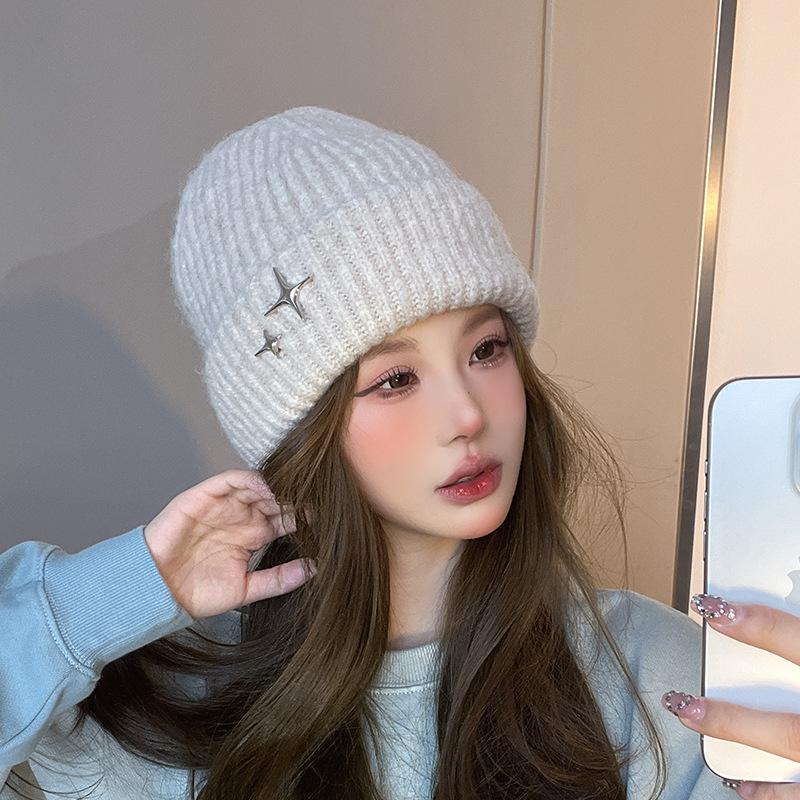 Ear Protection Warm and Cold Proof Knitted Hat  Large Head Circumference  Face Showing Small Wool Blended Japanese Cold Hat for Men