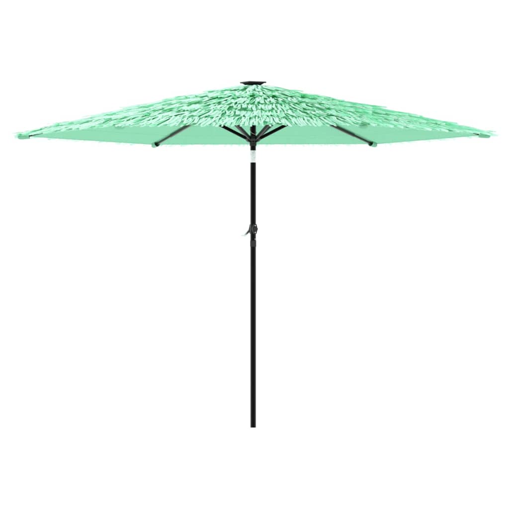 Green Sun Umbrella with Steel Pole 288 x 288 x 225 cm