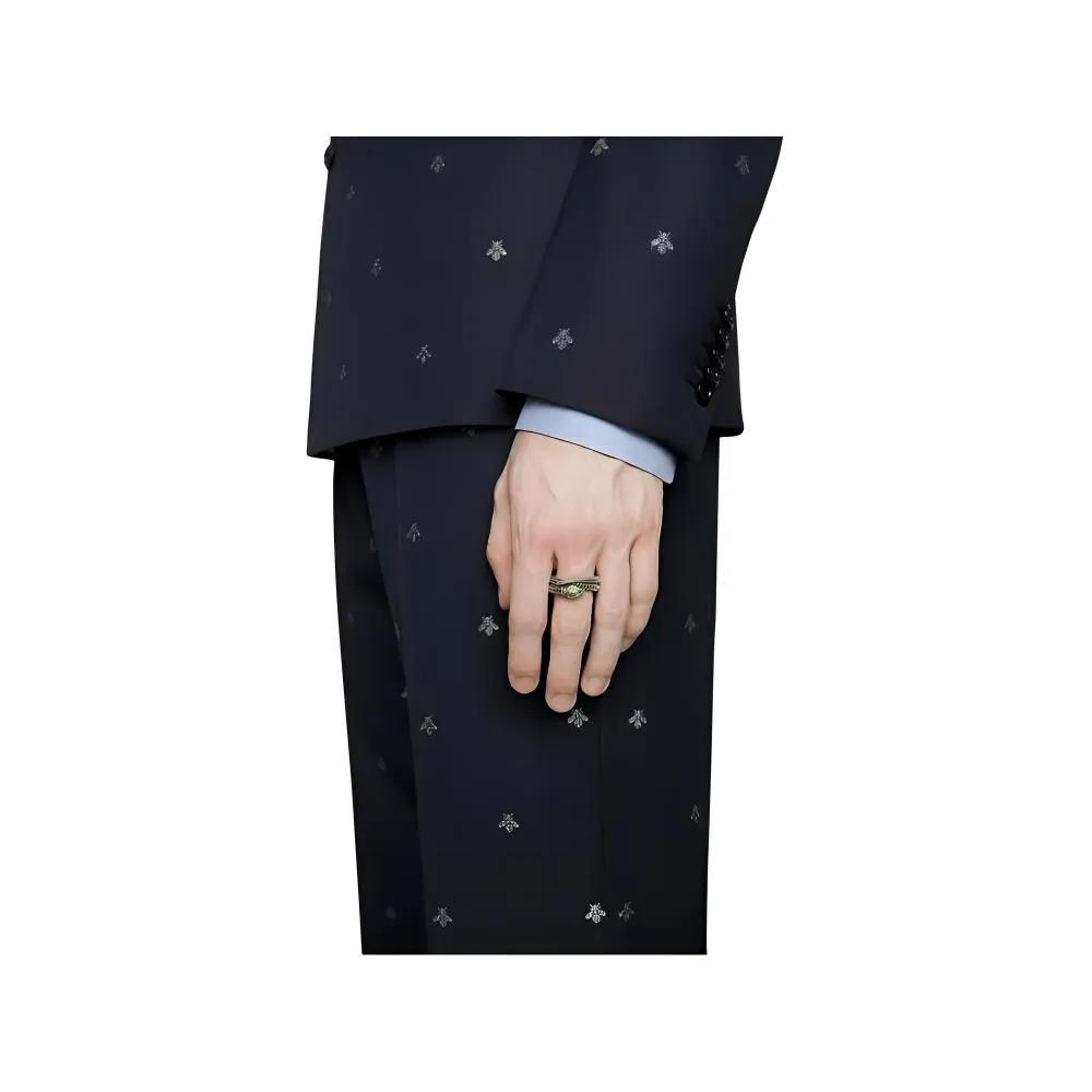 Gucci Садовые кольца из стерлингового серебра 925 пробы, унисекс (унисекс) Кольца