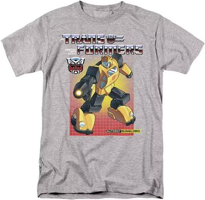 2026 New Summer Hasbro Licensed Transformers Optimus Prime Cotton Print Tshirt Bumblebee G1 Comfortable Bumblebee Fashion Y2K