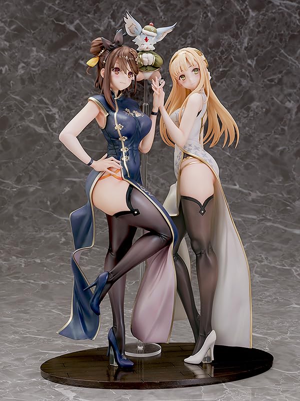 Atelier Ryza 2 Lost Lore and Secret Fairy Ryza & Claudia китайское платье версия. Пластиковая окрашенная фигурка в масштабе 1/6