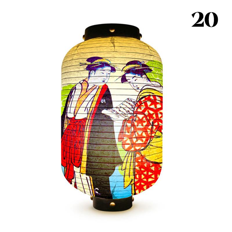 Уличный водонепроницаемый фонарь в японском стиле Ukiyo-e Bistro Ramen Restaurant Izakaya Sign Festival Party Wedding Decor Background