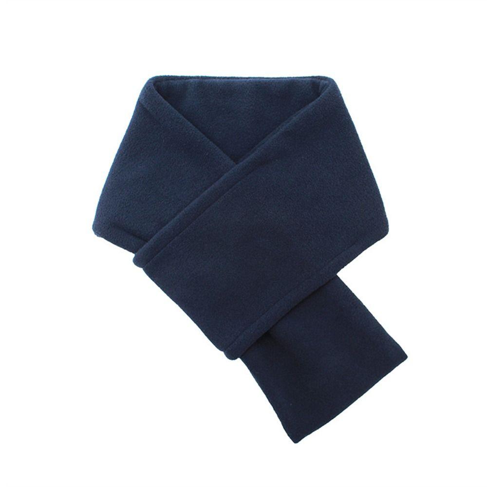 Толстый флисовый шарф, зимний теплый хлопковый платок, шарф, модный мужской утеплитель для шеи на открытом воздухе