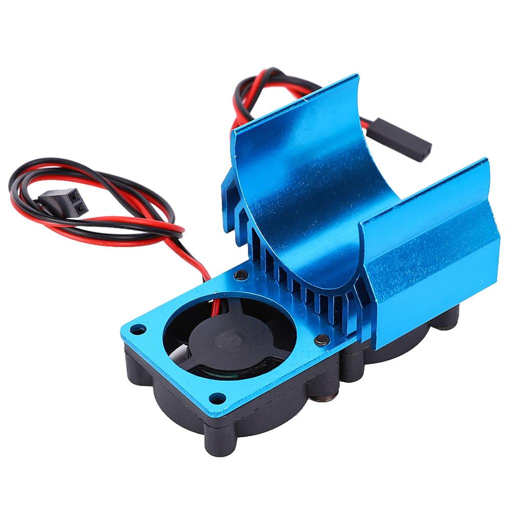 540 550 Motor Twin Cooling Fan Heat Sink With for 1 10 Scale Electric RC Car