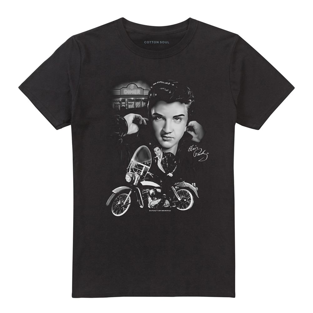 Elvis Presley Unisex Adult The King Rides Again T-Shirt