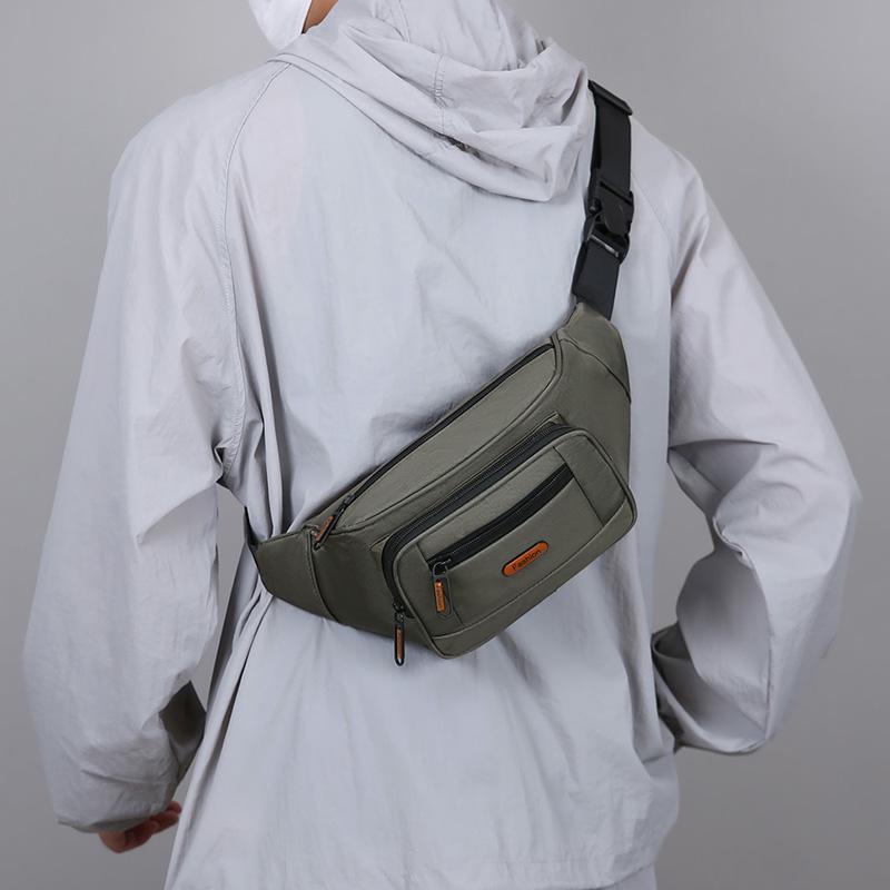 Men's Ultra Thin Lightweight Anti-Theft Sports Waist Bag for Outdoor Running Travel Essential Compact Mobile Waist Pack