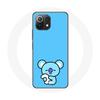 Case for Xiaomi Mi 11 Lite Bangtan BTS BT21 Koya RM Blue Background