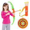 Durable Children Toy Archery Set Plastic Bow Soft Arrows with Score Target Kids Toys
