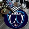 Paris FC Round Area Rug Under Office Chairs Bedroom Living Room Home Decor