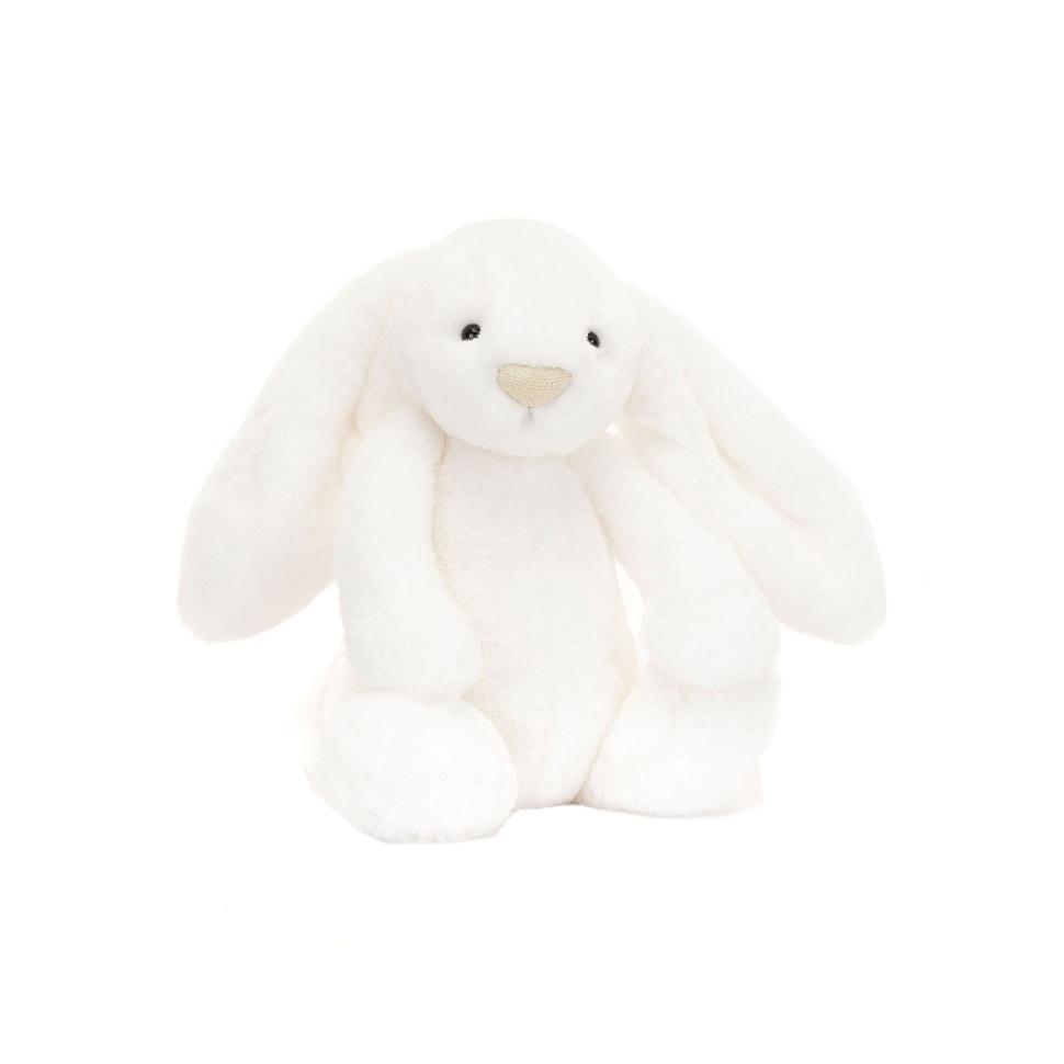 Jellycat Серия Застенчивая Луна Кукла Кролик Бонни Плюшевая Кукла Высота в сидячем положении 31 см Высокая