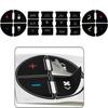 Черный виниловый набор для ремонта кнопок AC Dash, наклейки, замена наклеек для Chevrolet GMC