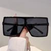 Oversized Square Sunglasses Women New Stylish Gradient Multicolor Shades Trendy Brand Design Outdoor Casual Sun Glasses