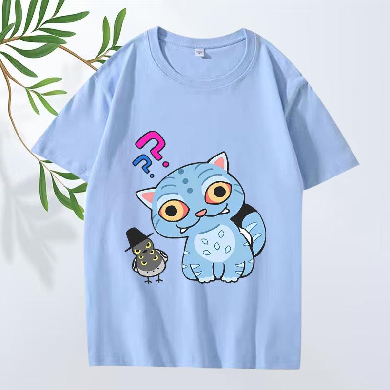 Kpop Demon Hunter Classic Anime T Shirt 2025 Men ’s Women Oversized 100% Cotton Fashion Y2k Short Sleeve Summer Print Unisex Tee