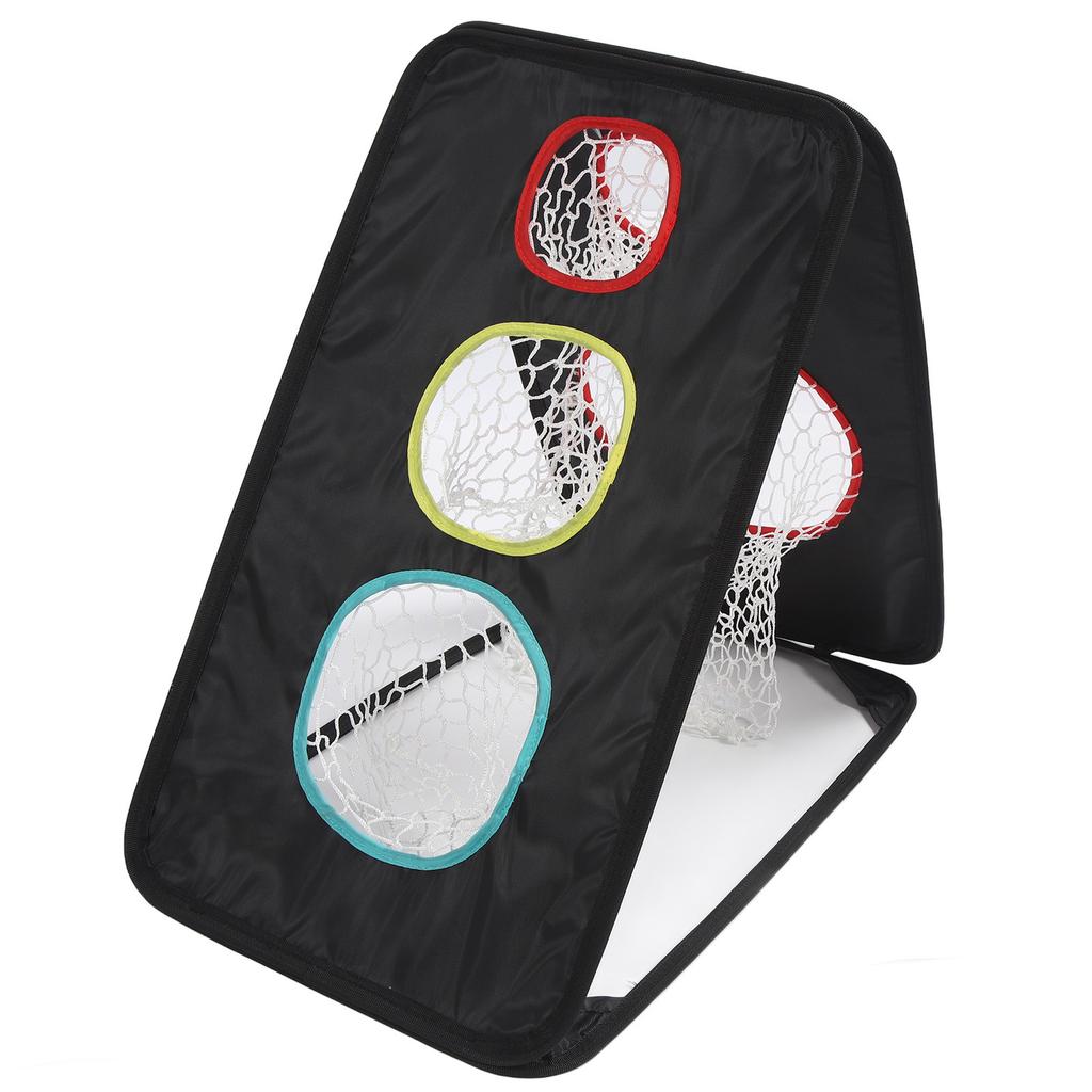 Сетка для чиппинга в гольфе Двусторонняя Легкая Складная Сетка-мишень для гольфа для Практики Точности и Свинга