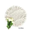 Square/Round Lace Ruffles Placemats Girly Style Heart Pattern Placemats  Food Photography