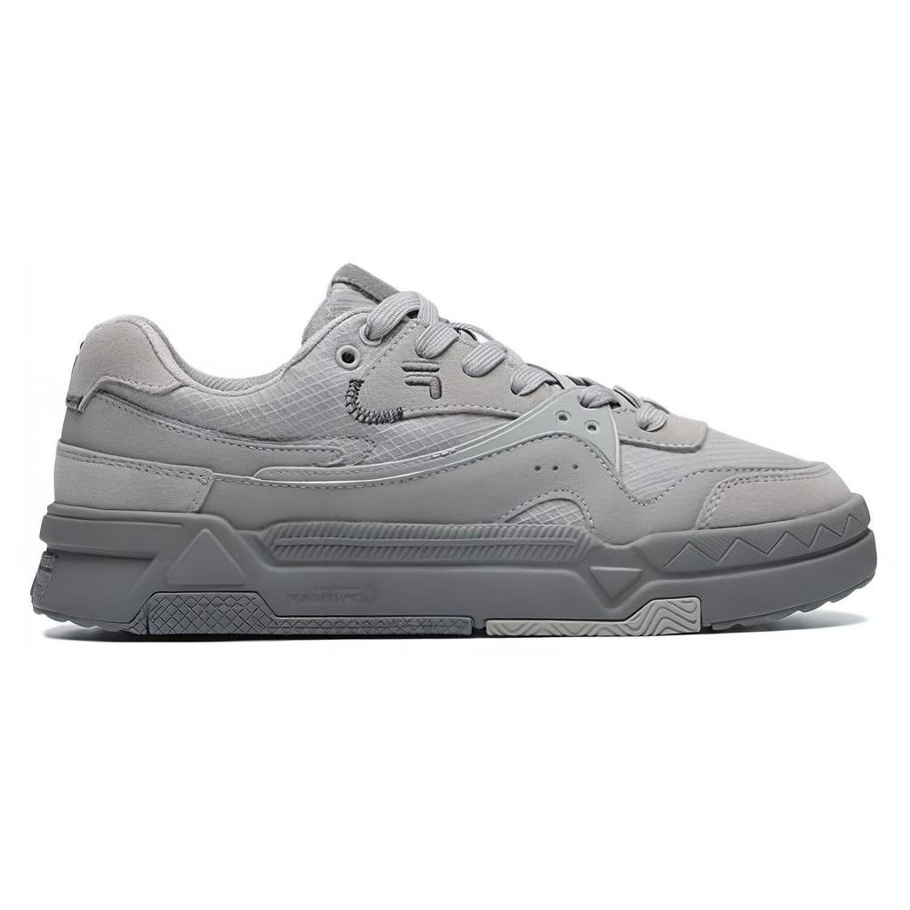 Fila Fusion Банк Универсальные Модные Трендовые Прочные Легкие Низкие Кеды для Скейтбординга Мужские кроссовки Серый T12M145107FDO