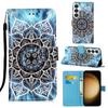 Mandala PU Charmdan Ishlangan Hamyon Oynali Qopqoqli Foto Rasm Qopqog'i iPhone Samsung Huawei Honor Xiaomi Redmi Oppo vivo Google TCL Infinix... uchun