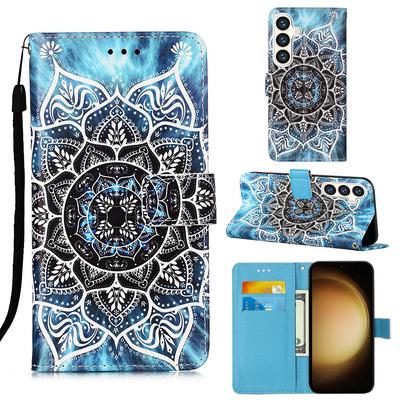 Кошелек из искусственной кожи Mandala с откидной крышкой и фоторамкой для iPhone Samsung Huawei Honor Xiaomi Redmi Oppo vivo Google TCL Infinix...