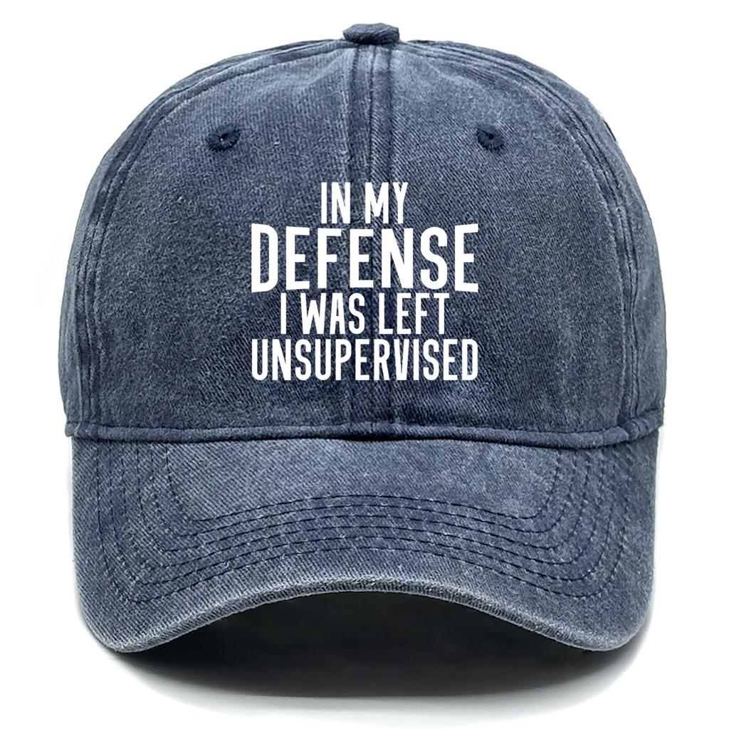Classic Slogan Print Unisex Cotton Snapback Caps Washed Retro Curved Brim Adjustable Baseball Hat Perfect For Outdoor Activities