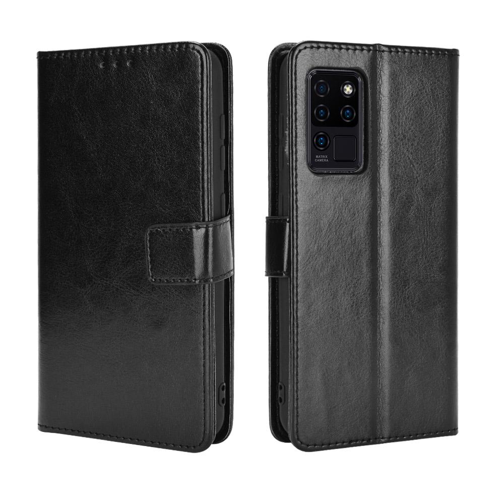 for Oukitel C21 Wallet Case with Kickstand & Card Slots – Shockproof, Dustproof, Business Heavy Duty Flip Leather Cover
