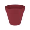 ELHO Pot De Fleurs Loft Urban Rond - Rouge - Ø 28.5 X H 26 Cm - Extérieur - 100% Recyclé