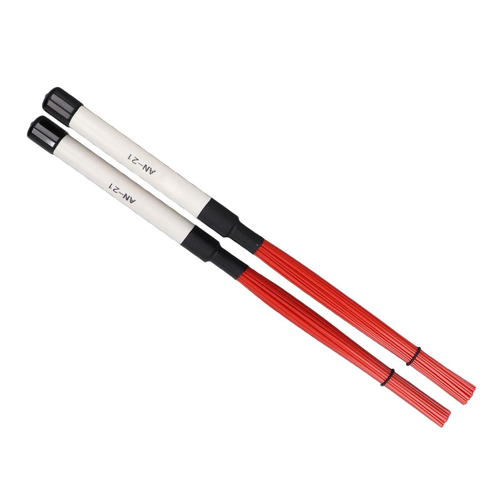 1 пара джазовых барабанных щеток из нейлоновой проволоки ABS, портативная барабанная щетка, аксессуары для ударных инструментов