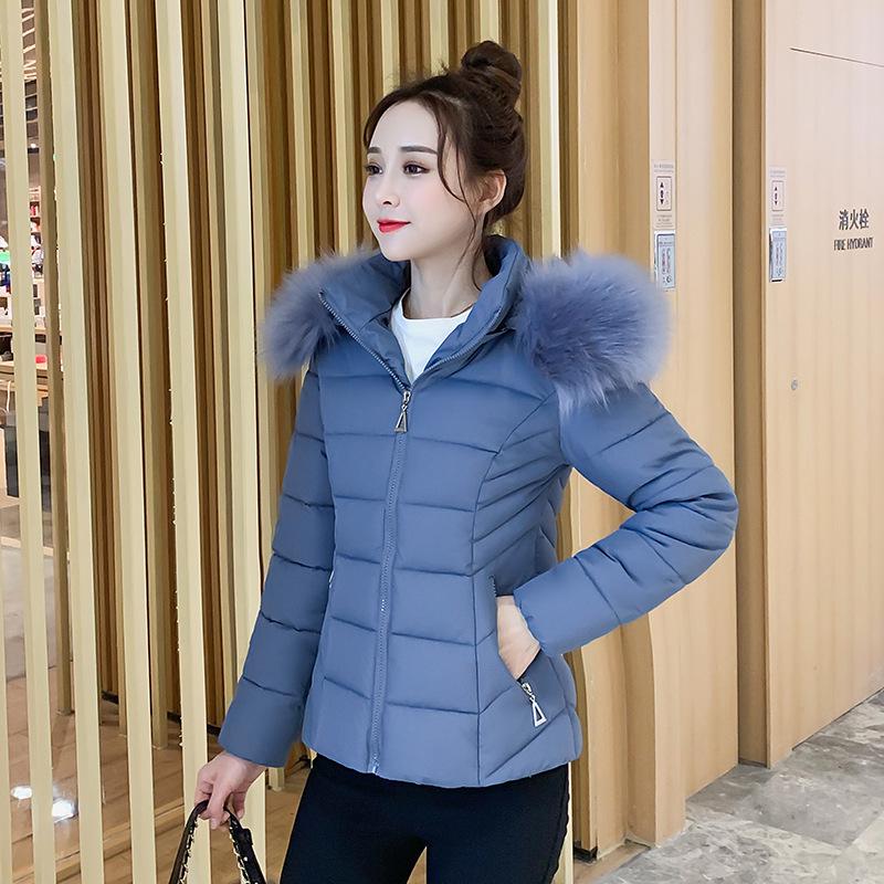 Winter Jacket New Women Parka Fur Collar Removable Casual Female Cotton Down Jacket High Quality Short Ladies Puffer Coat