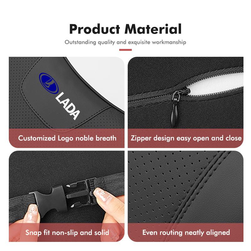 For Lada Car Safety Headrest Neck Pillow Auto Seat Lumbar Support Cushion Kalina Largus Priora Xray Granta Largus Samara 2110 XSG4