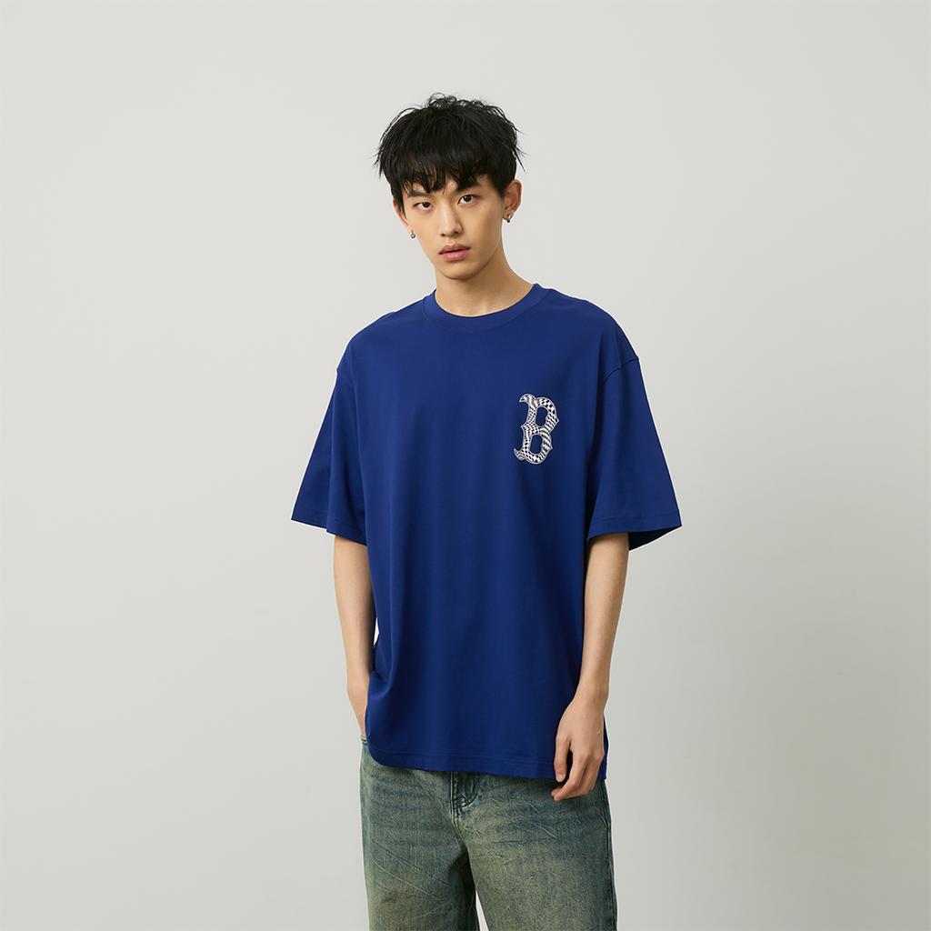 New MLB SS24 T Shirt Unisex Royal Blue 3ATSO0243-43RBS